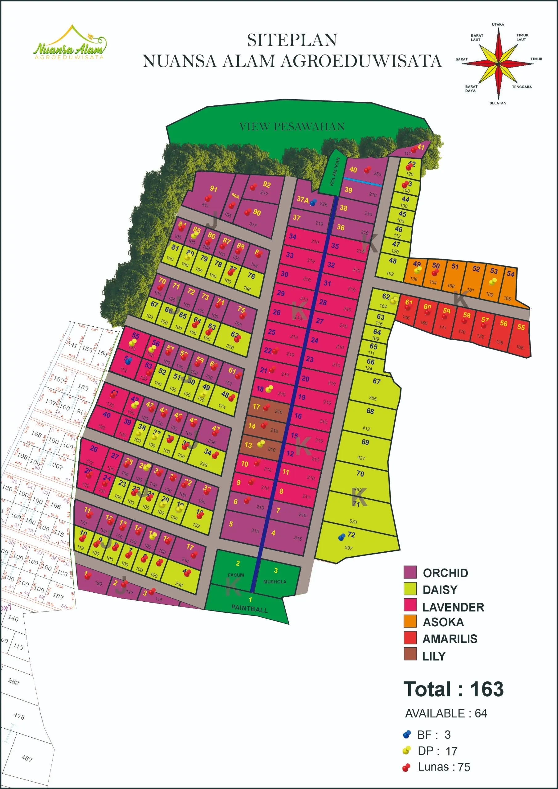 Siteplan perluasan per 3 Juni 2025